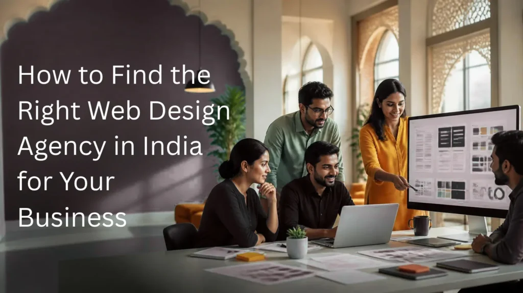 How to Find the Right Web Design Agency in India for Your Business